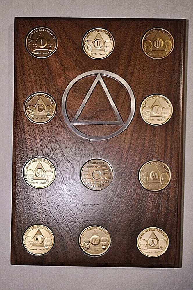 Alcoholic  Anonymous  Decade Plaque