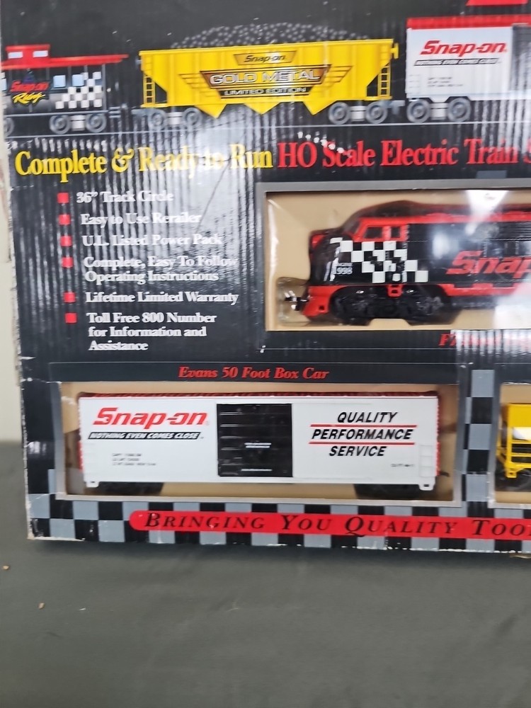 Vintage Snap-on Tools Train Set Ready To Run Electric 1998