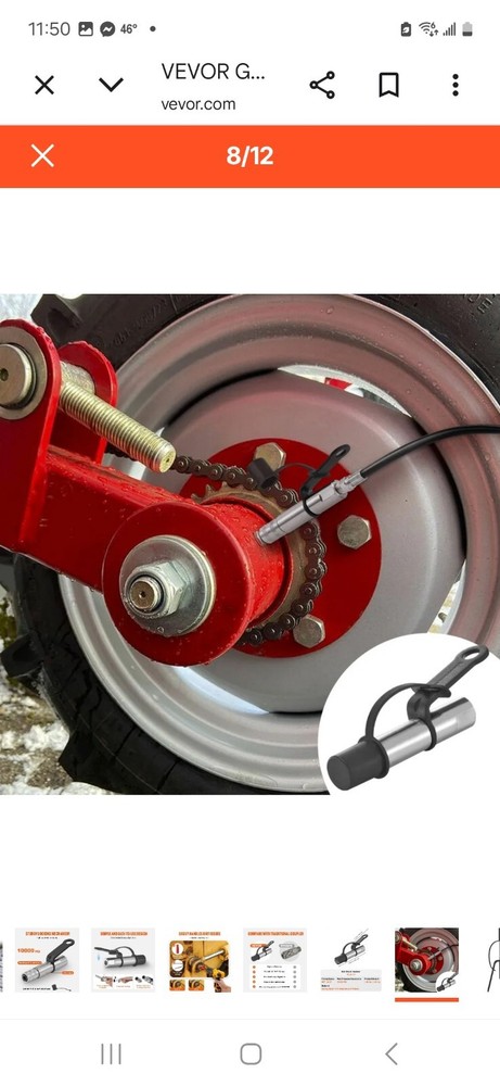 Vevor Locking Grease Coupler Th-46-7D