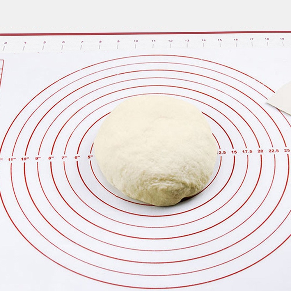 Non-Stick Baking Surface Silicone Dough Rolling Mat Pastry Thick Kitchen Tools