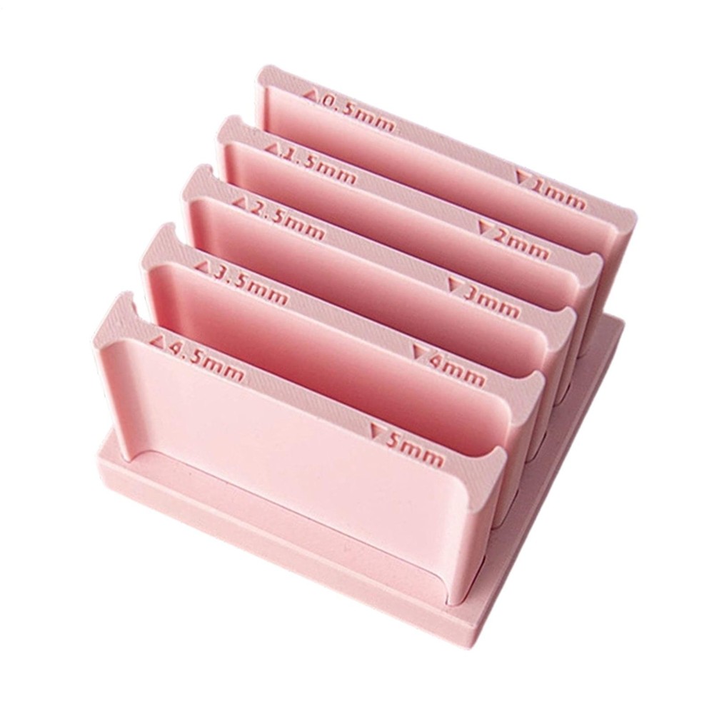 Clay Thickness Guide Tool 5 Sizes Adjustable Non-Stick Clay Rolling