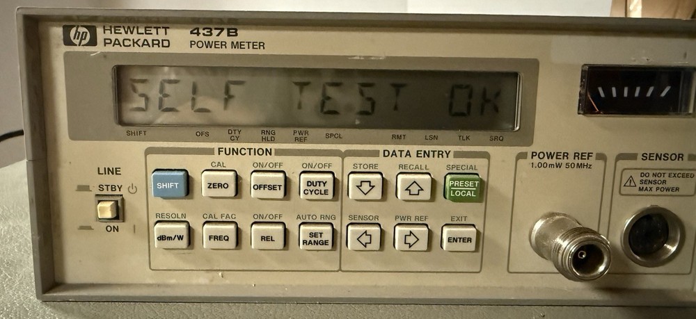 HP / Agilent 437B RF Power Meter Tested