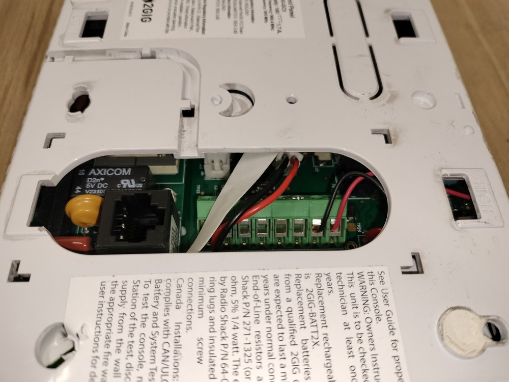 GO! CONTROL PANEL 2GIG-GCX LCD Display, Security System
