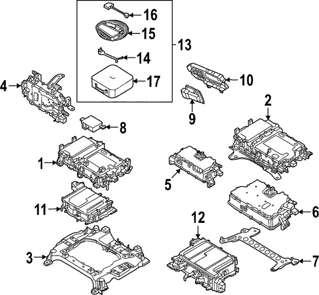 Genuine Ford Cable LJ9Z10B706N