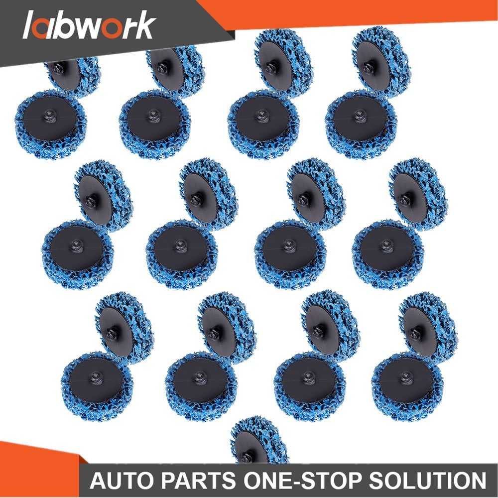 Labwork 50 PCS 2 Inch Blue Quick Change Easy Strip & Clean Disc For Paint Rust