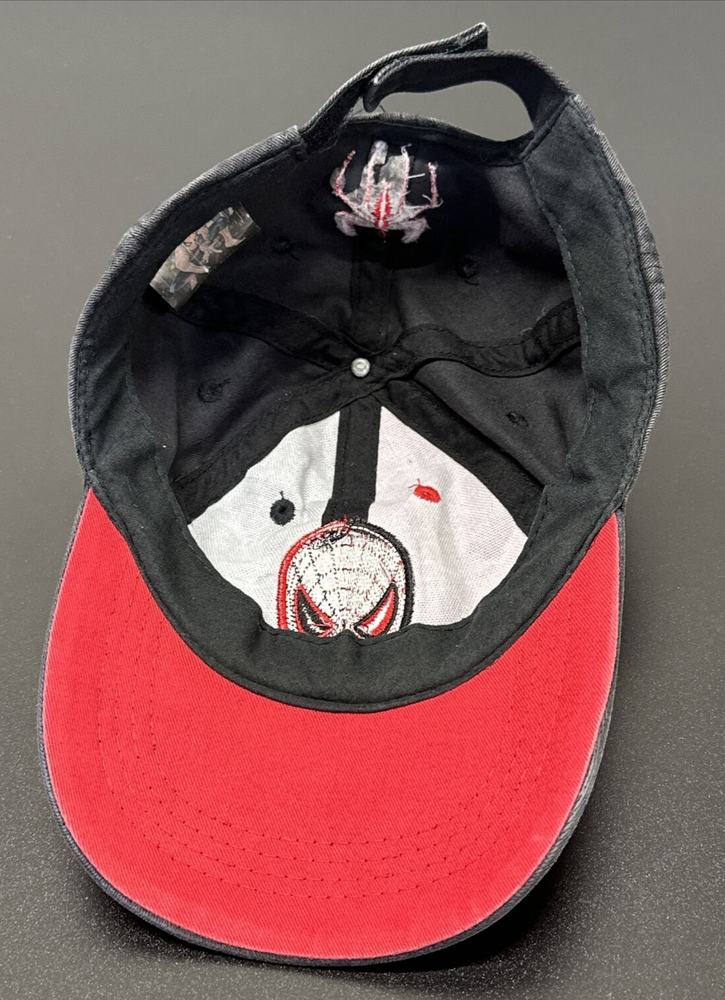 Spiderman Marvel Comics Adjustable Hat/Cap 2007, Hook & Loop, 100% Cotton Red/Bl