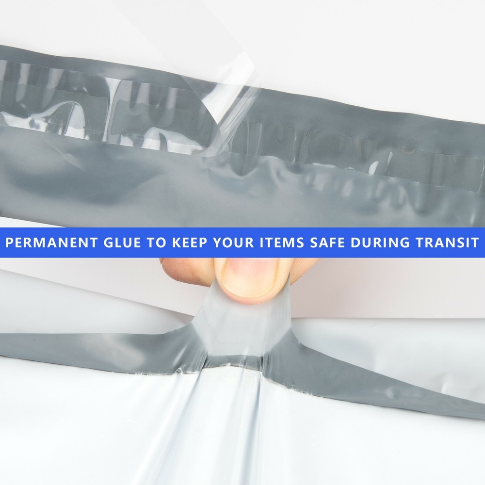 KSK Packaging 10" x 13" Plain Poly Mailers Shipping Envelopes 2.35MIL