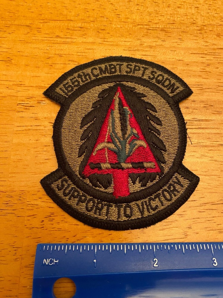 US AIR FORCE 155TH COMBAT SUPPORT SQUADRON PATCH SQ USAF INV9339