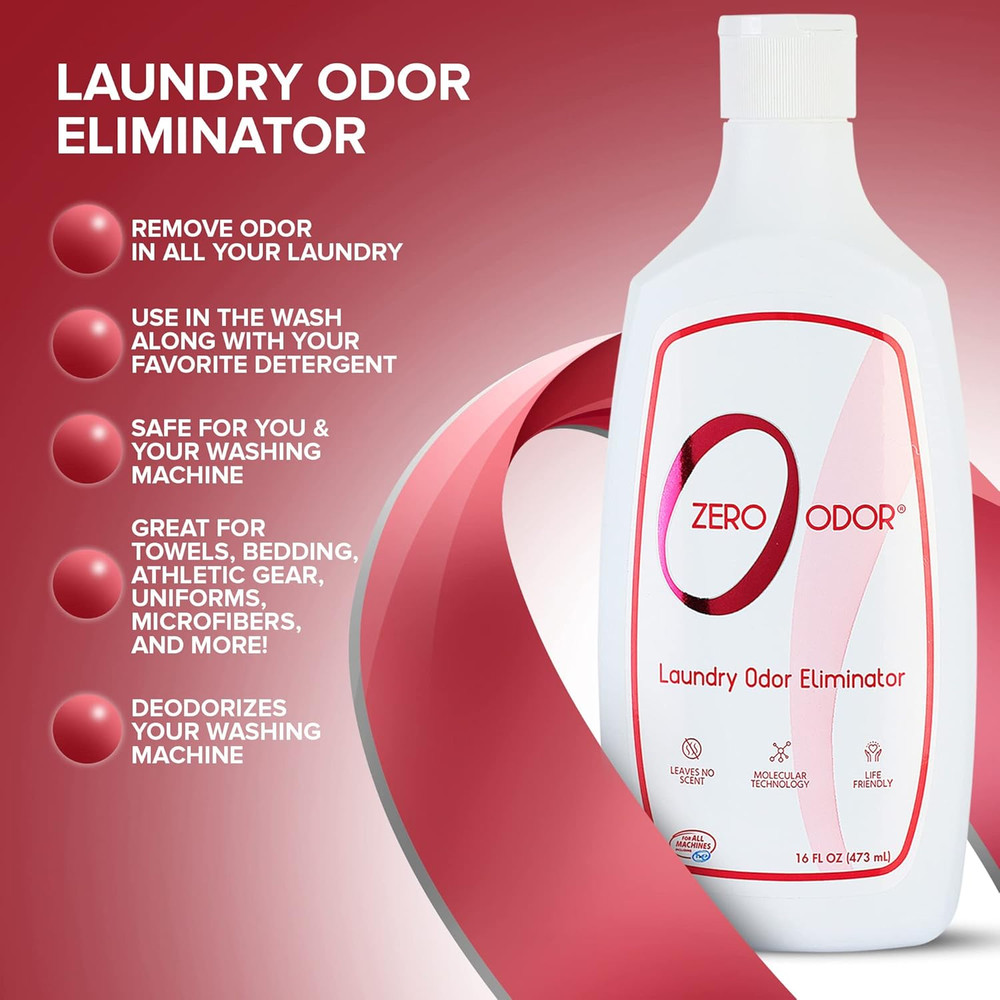 – Laundry Odor Eliminator - Permanently Eliminate Laundry Odor – Patented Mol...