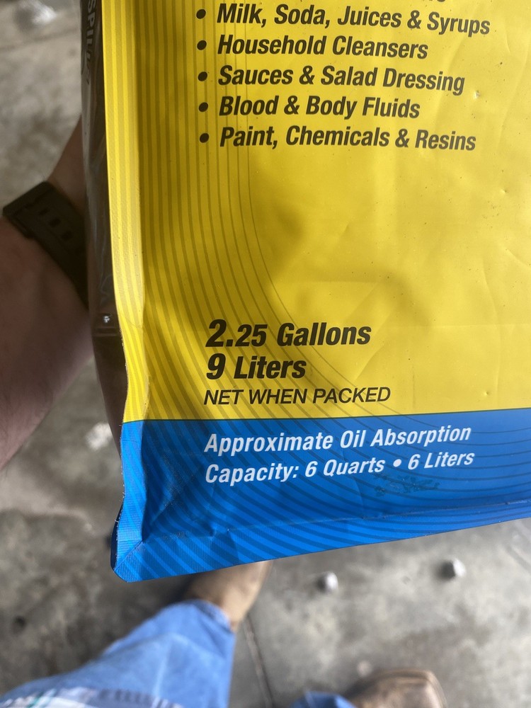 SpillFix 2in1 Spill Absorbent & Sweeping Compound all spills garage kitchen etc