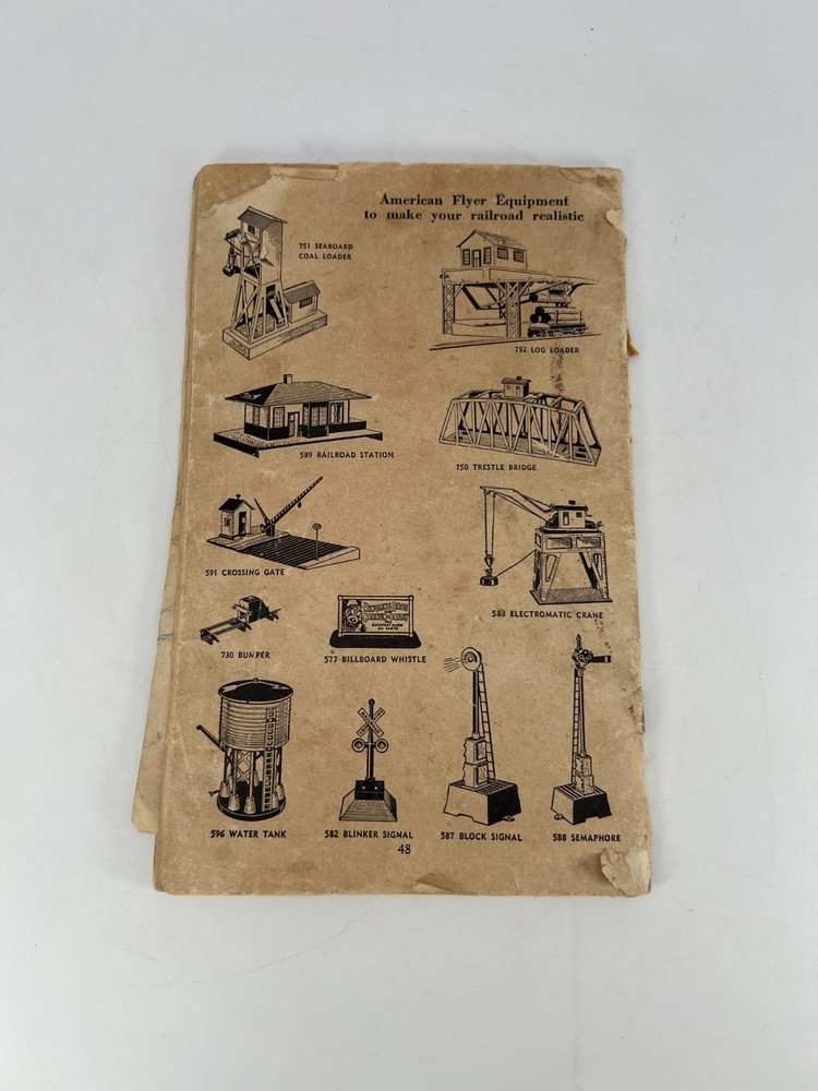 1947 American Flyer Instructions, Suggestions & Helpful Hints Booklet