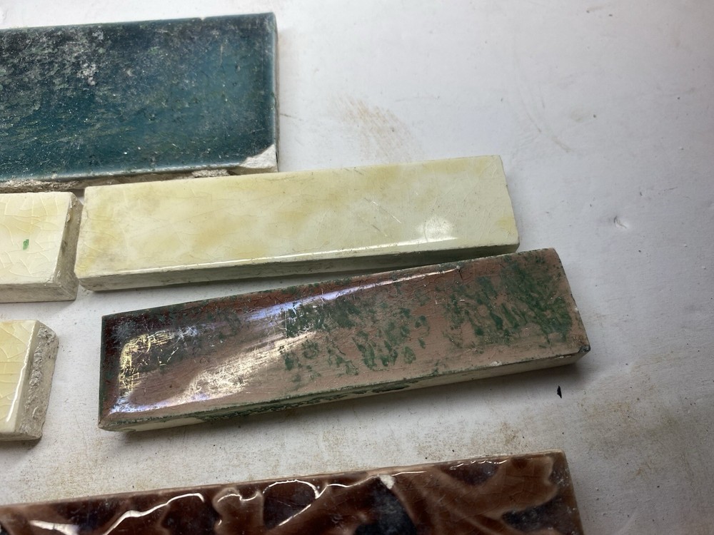Vintage 11 Piece Ceramic Tile Crafting Lot