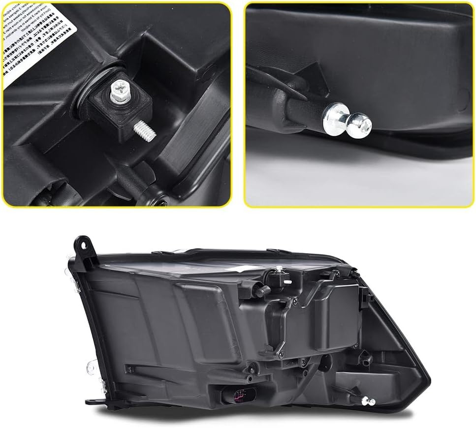 LED Bar Headlights Assembly Front Headlamp Compatible with Dodge Ram 1500 2500 3