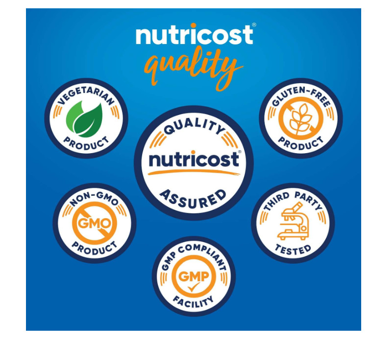 Nutricost Blue Raspberry Electrolyte Drink Mix Zero Sugar Hydration Supplement