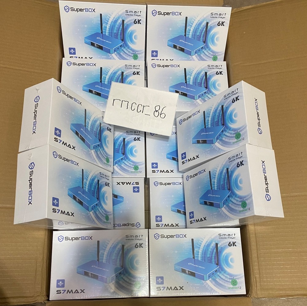 New SuperBOX S7 Max - 7 Day Time Shift Android Streaming - Same Day Sipping