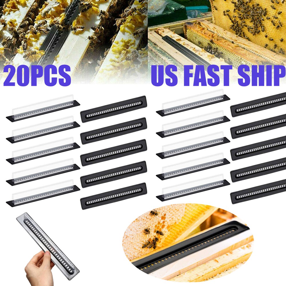 20X Plastic Small Bee Hive Beetle Blaster BeeHive Beetle Trap Beekeeping Tools