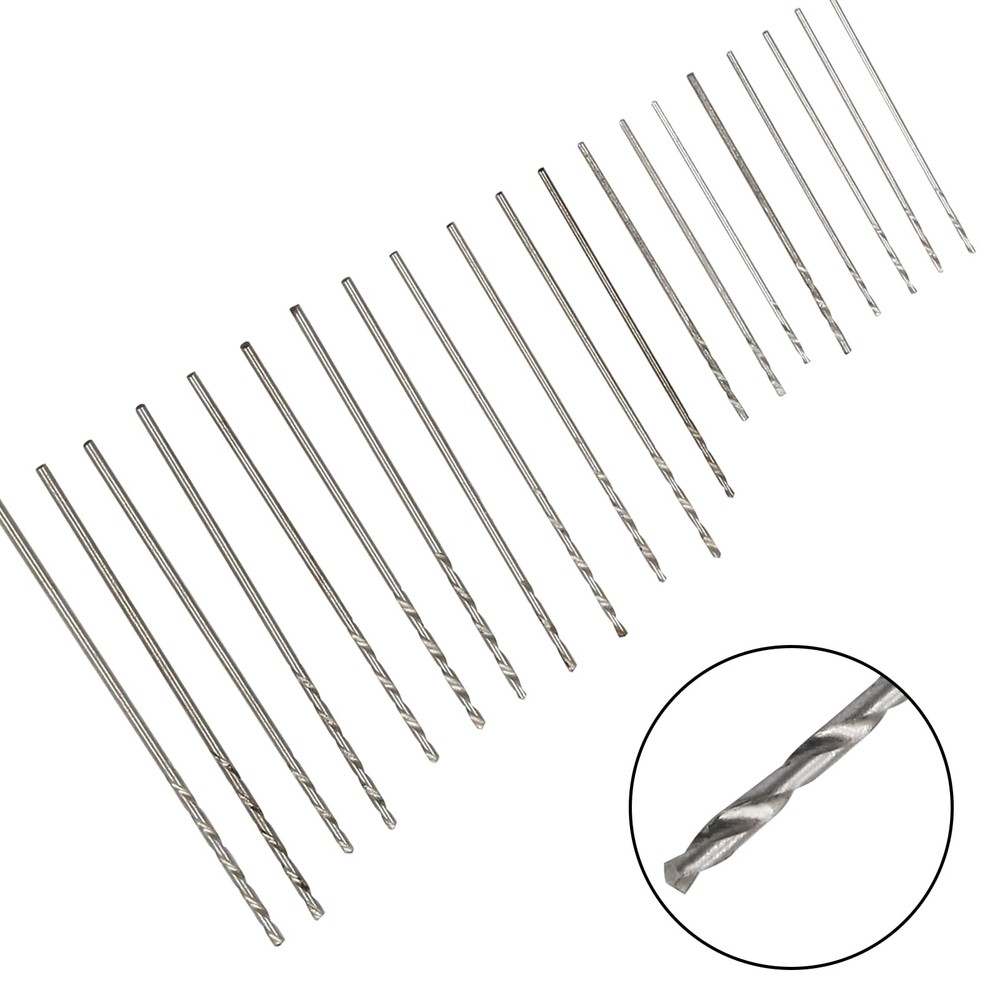 20 Pcs Mini Micro Drill Bit Set, HSS Metric Tiny Drill Bits Shank Twist Drill...