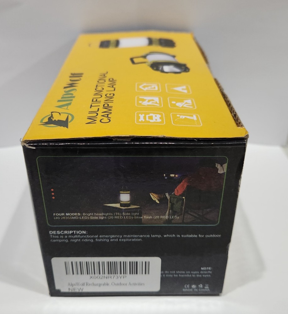 AlpsWolf Multifunctional Camping Lamp. USB charging + Function of Power Bank.