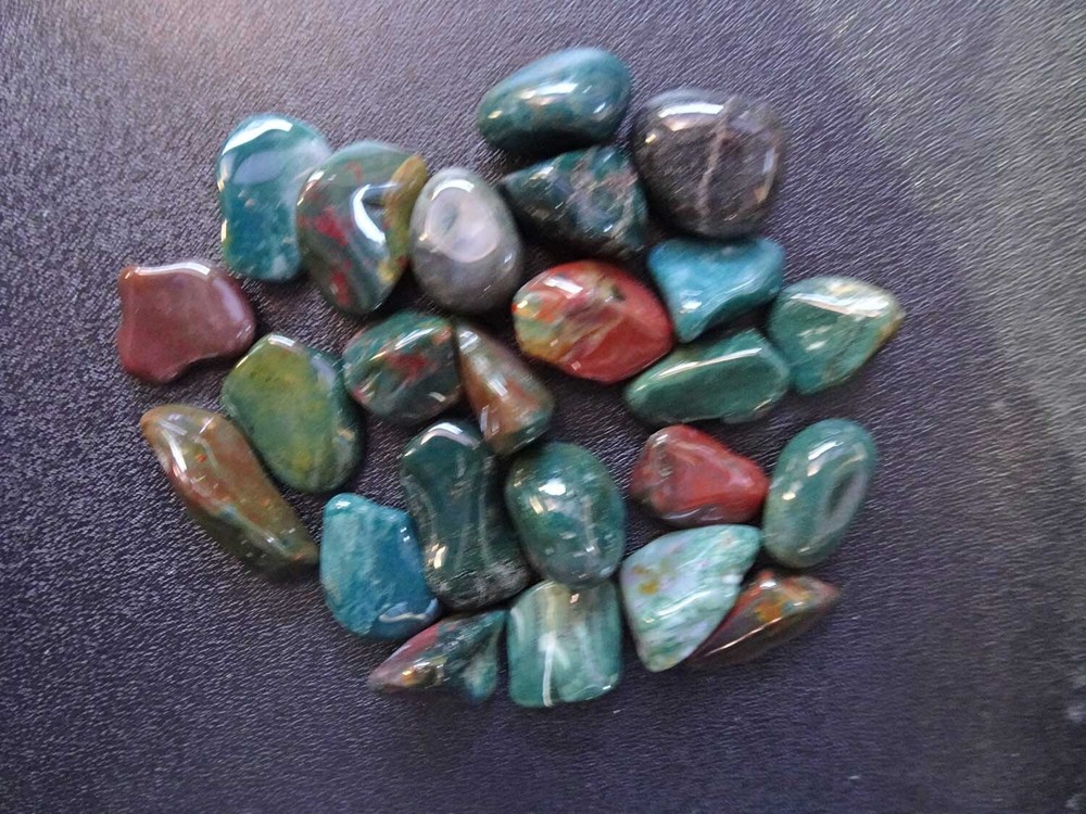 Fancy Jasper - 4.5 ounces Medium/Small Tumbled Stones rt545a