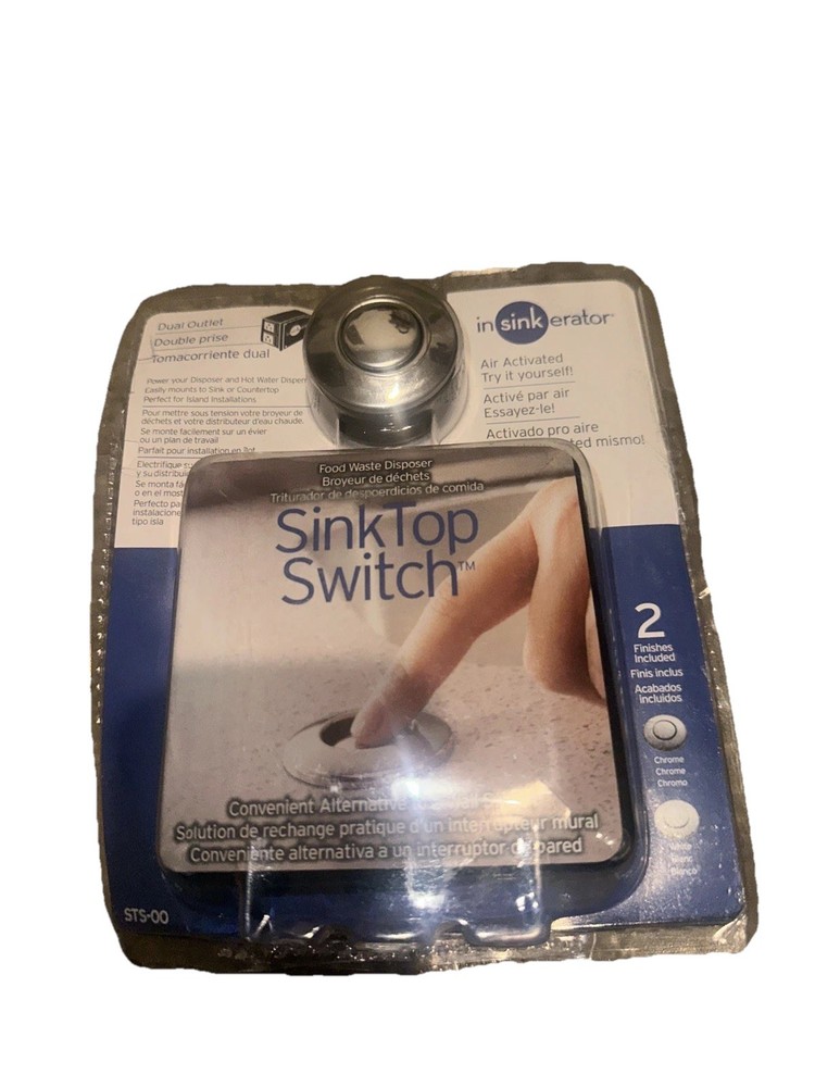 InSinkErator SinkTop Switch STS-00 Air Activated Dual Outlet Garbage Disposal