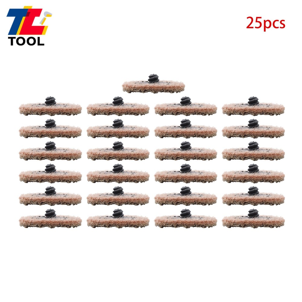 25 Pack Surface Conditioning Quick Change Discs 2" Coarse Prep Pad Discs