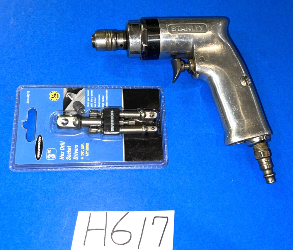 STANLEY TOOLS AIR TOOL 1/4 SHANK HEX BIT DRIVER AND MULTI DRIVE SOCKET BITS