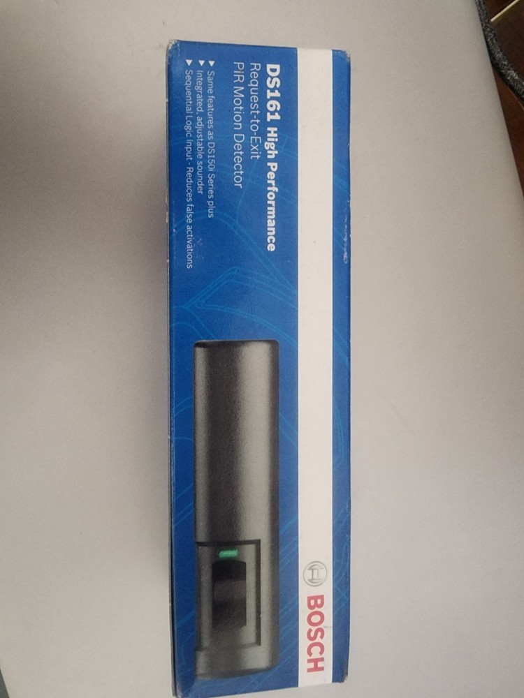 Bosch DS161: High Performance Request-to-Exit PIR Motion Sensor Sounder, Black