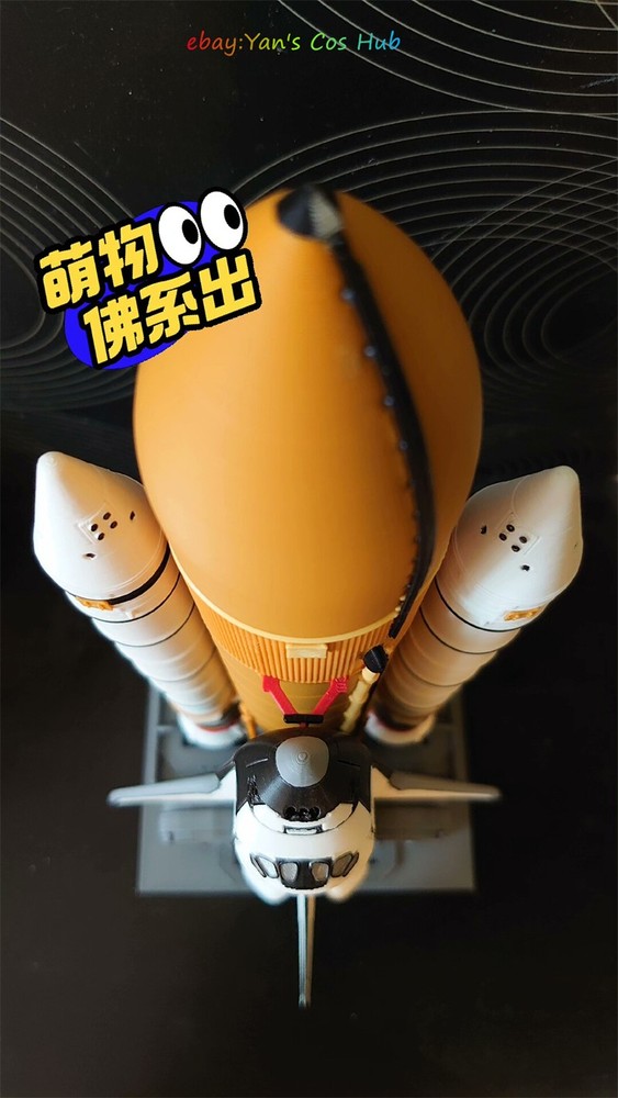 1:200 Space Shuttle Discovery / Hubble 3D Printed Model