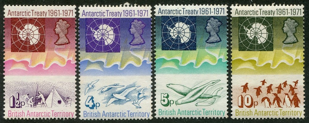 British Antarctic Territory #39-42 Mint Set