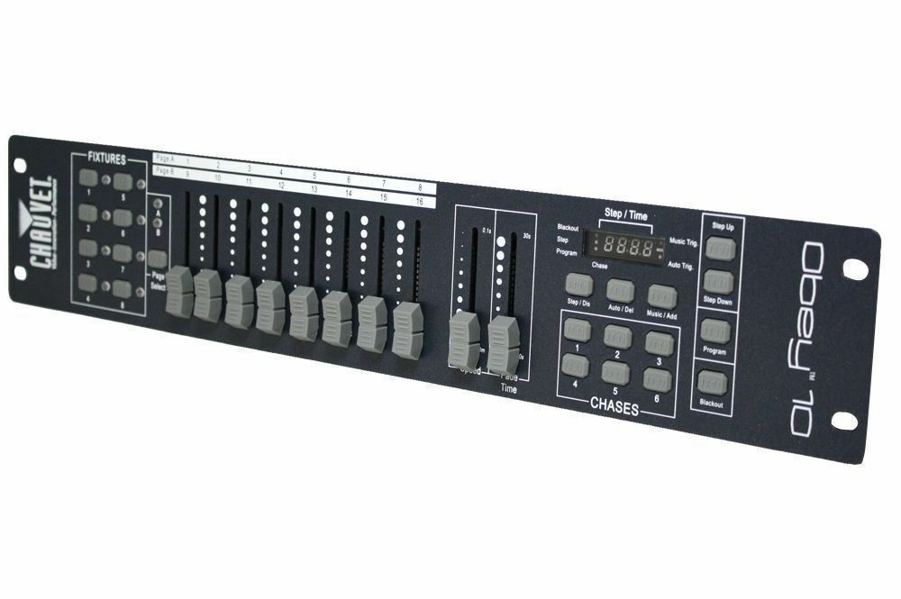 Chauvet DJ OBEY10 Wireless DJ DMX Light Lighting Controller+Receiver+Transmitter