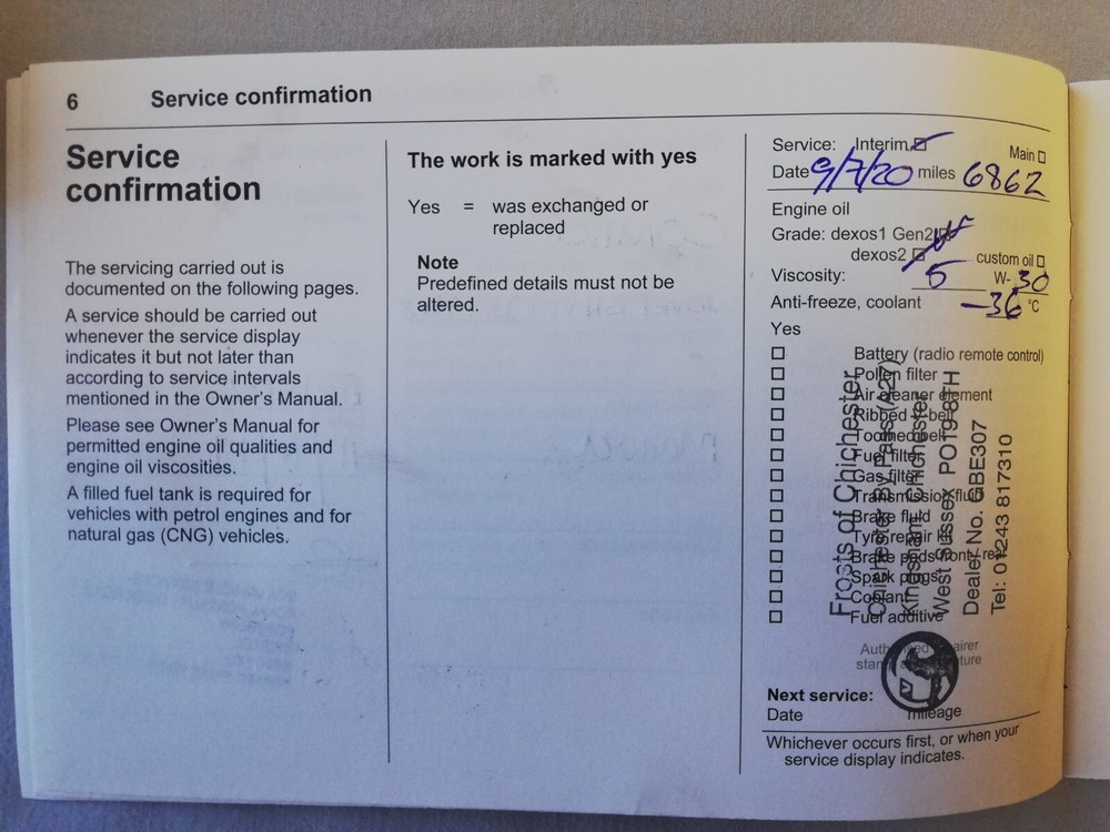 VAUXHALL COMBO HANDBOOK OWNERS MANUAL 2018-2022