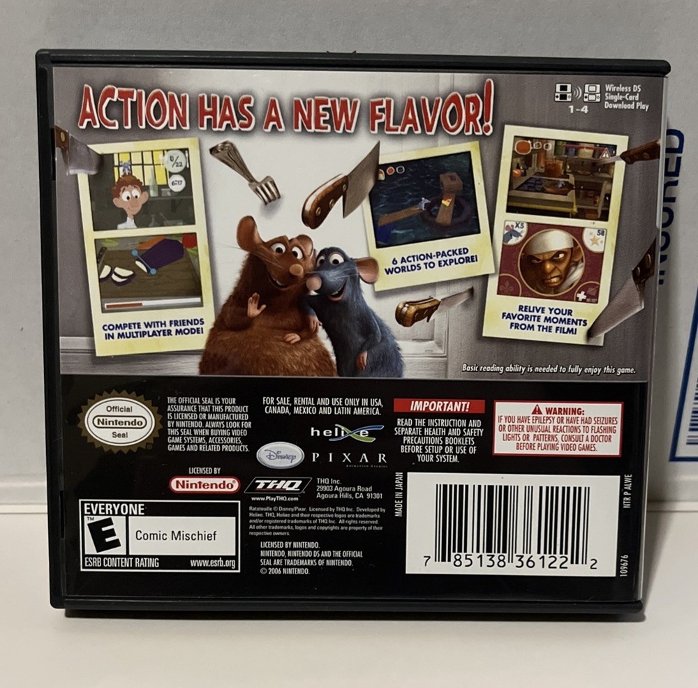 Ratatouille - Nintendo DS - Case Only - NO GAME