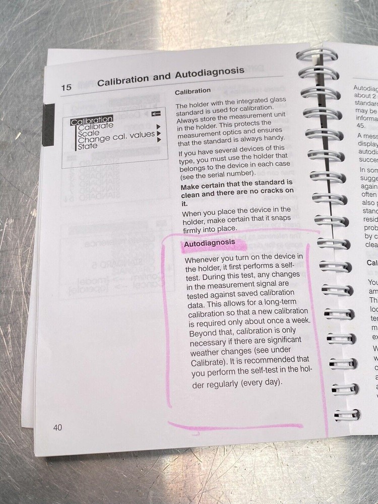 Gardner Micro-tri-gloss Micro-gloss - Users Guide /Service Manual