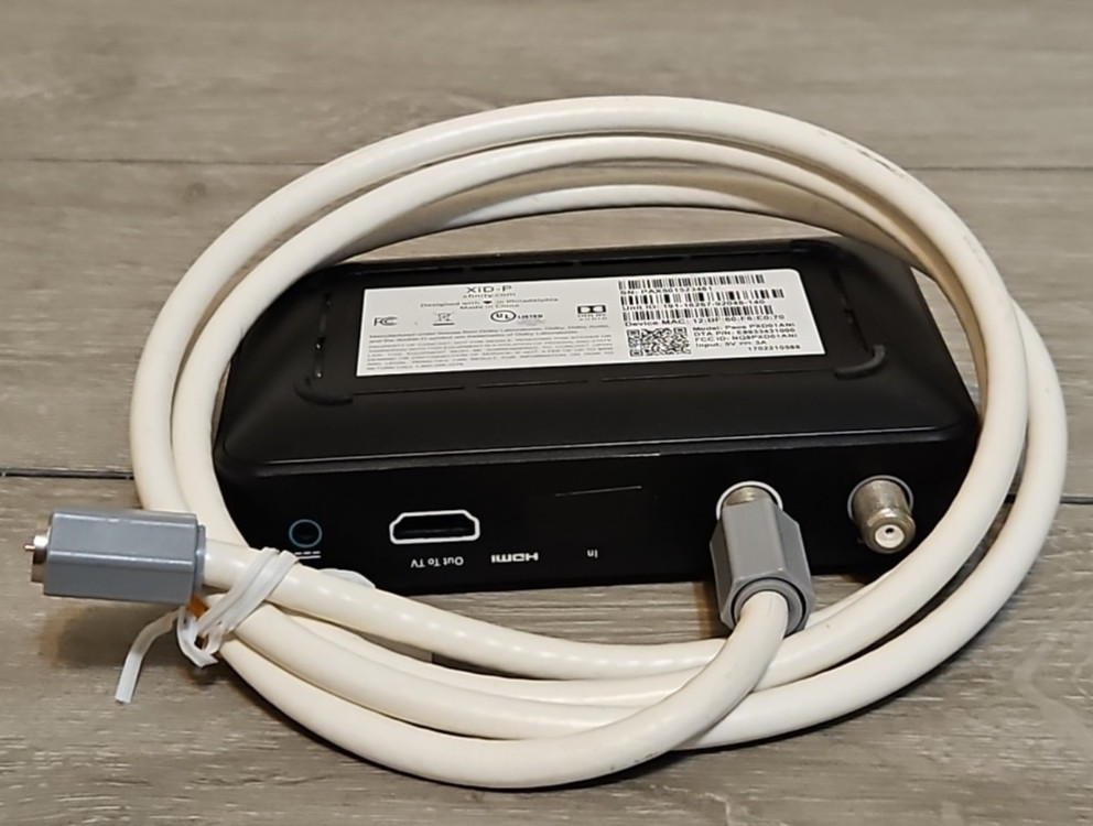 XFinity XiD-P (Model: Pace PXD01ANI) Cable Box NO power Cord