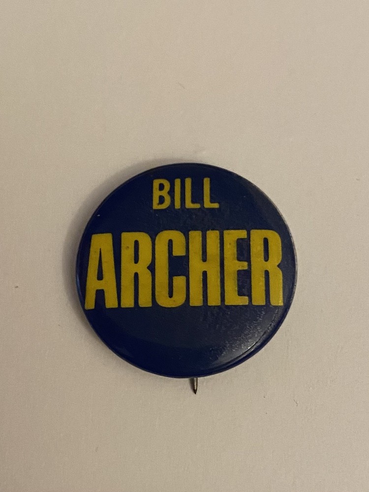 Bill Archer Pin Back Button P151
