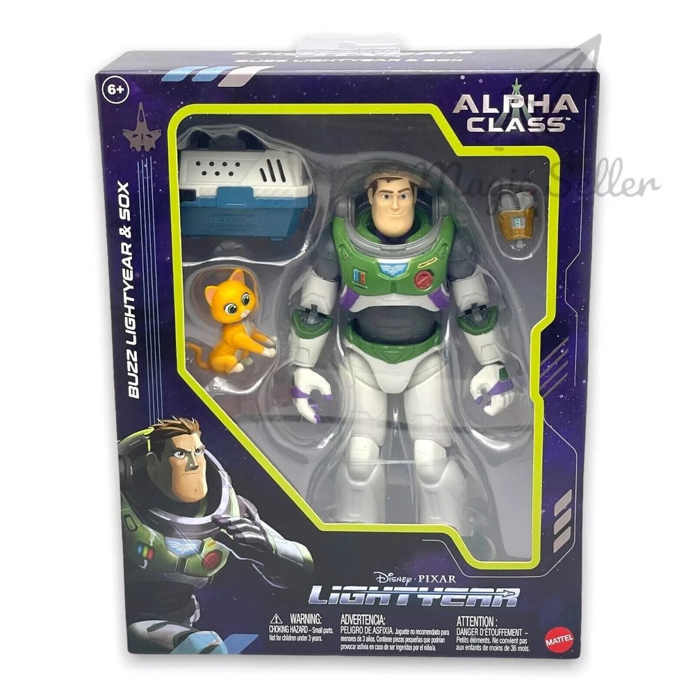 Lightyear Buzz & Sox Alpha Class Action Figure Disney Pixar — NEW