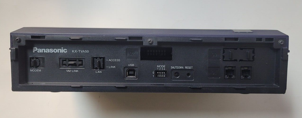 Panasonic KX-TVA50 Voice Mail Voice Processing System