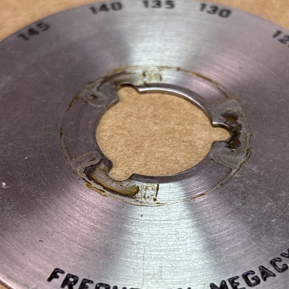 VTG Frequency Megacycles Silver Radio Dial 155-100