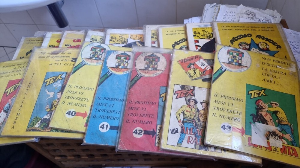 ORIGINAL TEX COMPLETE SEQUENCE STAMPED NO. 28 TO 43 CONDITION