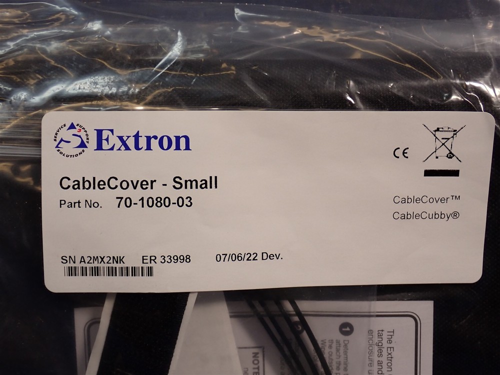 NEW Extron 70-1080-03 Cable Cover Small Under-Table Cable Bag (EC3)