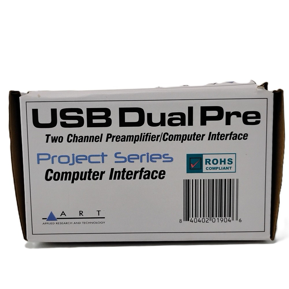USB Dual Pre Two Channel Preamplifier/Computer Interface