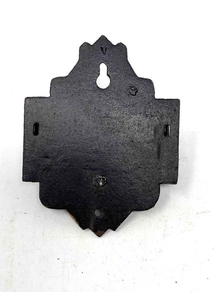 VTG Cast Iron Painted Match Holder
