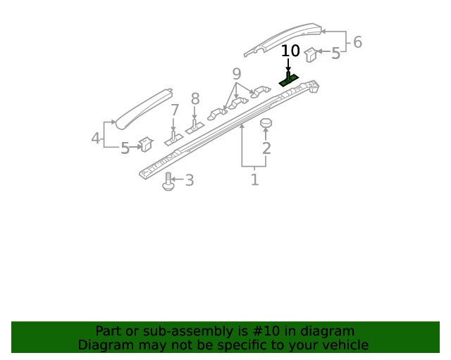 Genuine Kia Mount Bracket 67338-1F000
