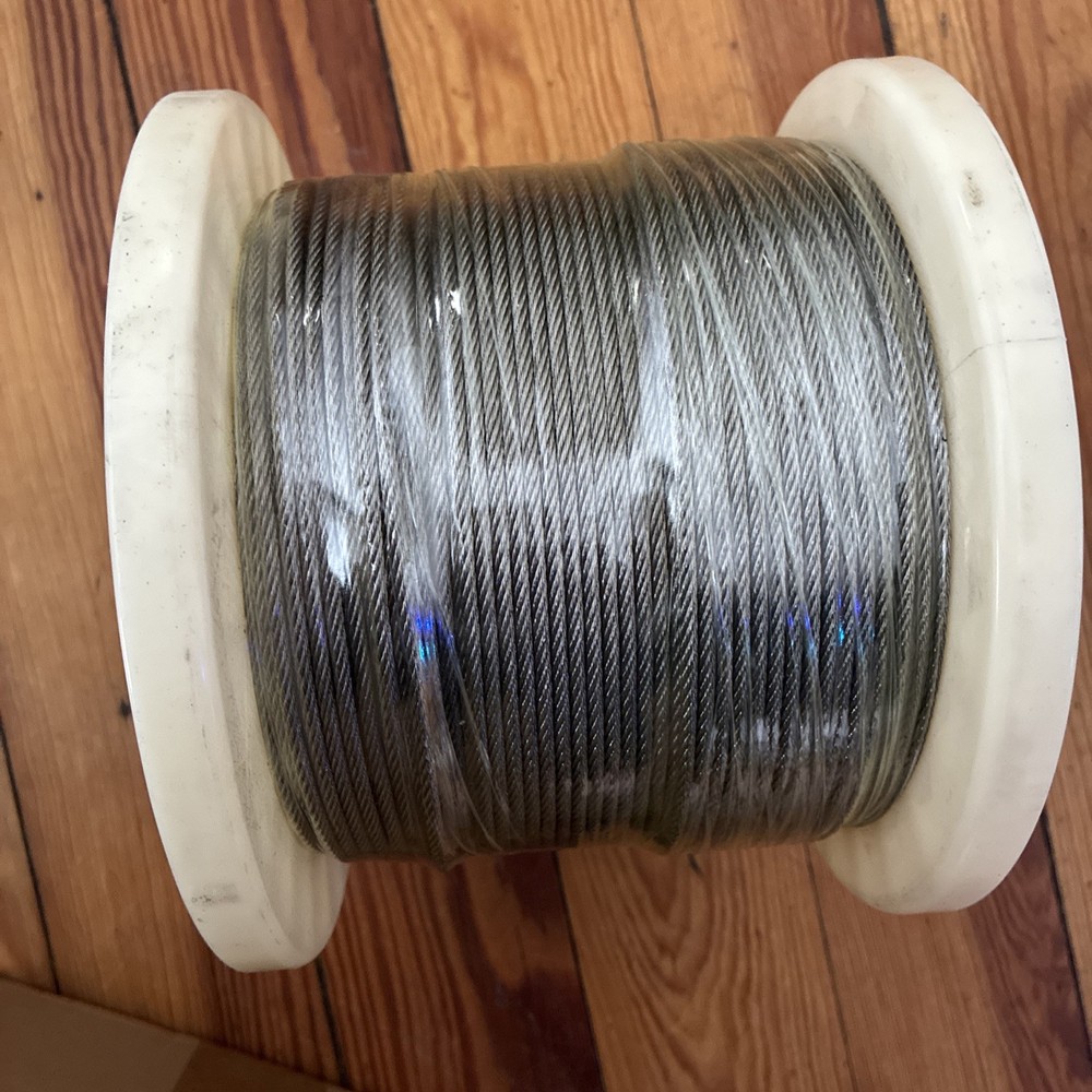NuType 1/8" T316 stainless steel cable for deck railing (cable only)