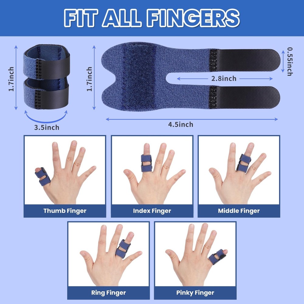 Thumb Finger Splints, Trigger Thumb Brace for Broken/Straightening/Arthritis,...