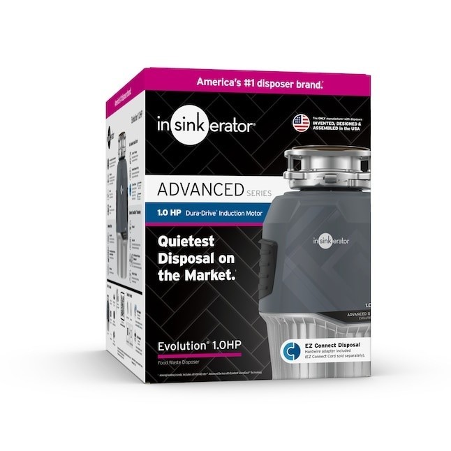InSinkErator Advanced Series Evolution 1.0HP Continuous feed 1-HP Septic Safe No