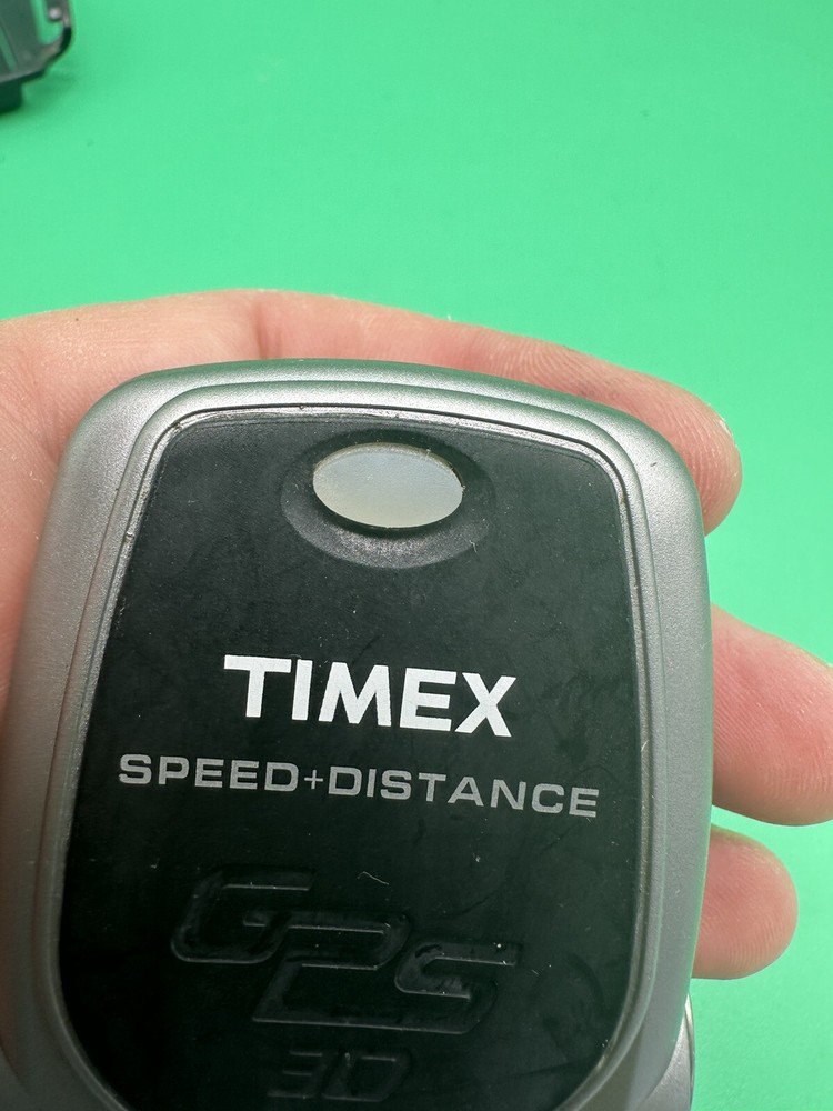 Timex Black Strap Speed Distance Gray GPS System New Batteries/Working