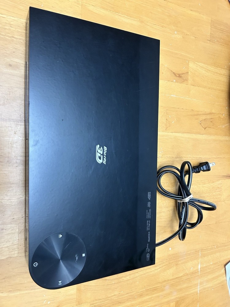 Samsung 3D BluRay Player: Discs, CDs, DVDs; HDMI USB Working Condition Black