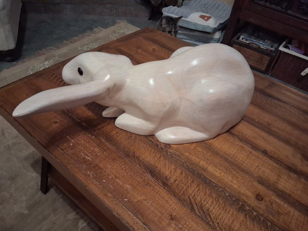 Signed Bob Hayden Rabbit Sculpture