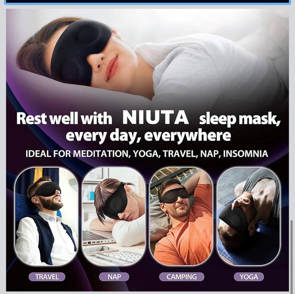 3D Sleeping Mask for Men and Women